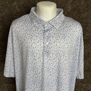 Ben Hogan Performance Mens Cocktail Print Golf Polo Shirt Short Sleeve